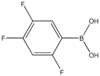 2,4,5-三氟苯硼酸 结构式
