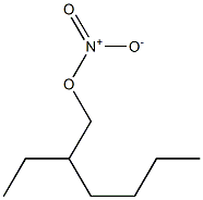 2-乙基已醇硝酸酯 结构式