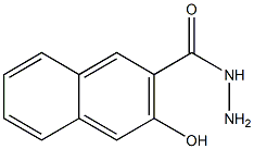 3-羟基-2-萘酰肼 结构式