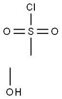 甲烷磺酰氯甲醇 结构式