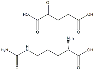 瓜氨酸酮戊二酸盐 结构式