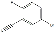 2-氟-5-溴苯甲腈 结构式