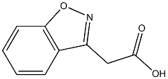 1,2-苯并异恶唑-3-乙酸 结构式