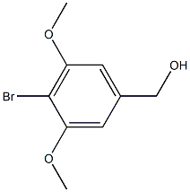 4-溴-3,5-二甲氧基苯甲醇 结构式