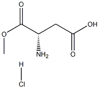 L-天门冬氨酸甲酯盐酸盐 结构式