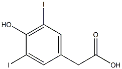 3,5-二碘对羟基苯乙酸 结构式