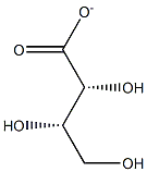 (2R,3S)-2,3,4-三羟基丁酸钙 结构式