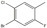2-氟-4-溴-5-氯甲苯 结构式