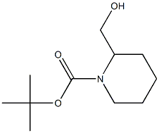 N-BOC-2-哌啶甲醇 结构式