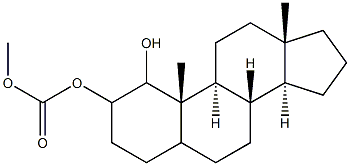1-雄烯二醇碳酸甲酯 结构式