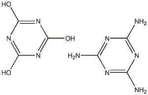 蜜胺三聚氰酸 结构式