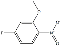 5-氟-2-硝基苯甲醚 结构式