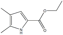 2,3-二甲基-5-吡咯羧酸乙酯 结构式