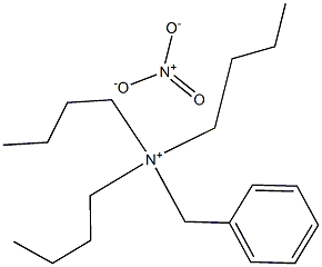 苄基三丁基硝酸铵 结构式