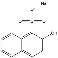 2萘酚-1-磺酸钠盐 结构式