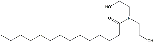 肉豆蔻酰二乙醇胺 结构式