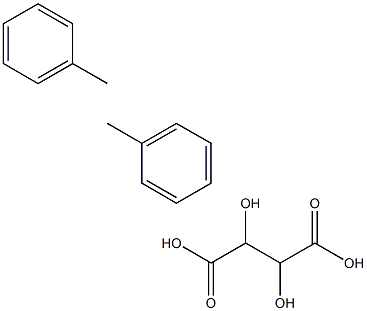 二对甲基苯左旋酒石酸 结构式