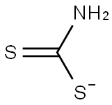 二硫代氨基甲酸盐 结构式