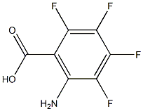 2,3,4,5-四氟-6-氨基苯甲酸 结构式