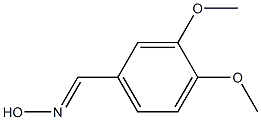 3,4-二甲氧基苯甲醛肟 结构式
