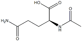 N-乙酰-L-谷酰胺 结构式