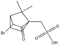 3-溴樟脑-10-磺酸 结构式
