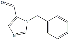 1-苄基-1H-咪唑-5-甲醛 结构式