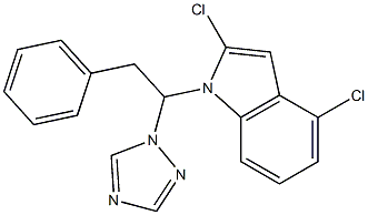 1-(2,4-二氯-Β-丙基苯乙基)-1H-1,2,4-三唑 结构式