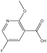 2-甲氧基-5-氟烟酸 结构式