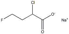 2-氟乙氯乙酸钠 结构式