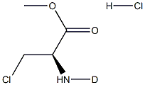 D,L-b-Chloroalanine, Methyl Ester, Hydrochloride 结构式