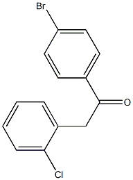 2-Chlorobenzyl 4-bromophenyl ketone 结构式