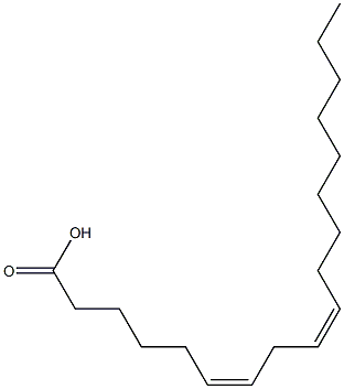 顺6,9-十八碳二烯酸 结构式