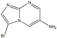 3-BROMOIMIDAZO[1,2-A]PYRIMIDIN-6-AMINE 结构式