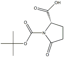 1-BOC-L - Pyrroglutamic acid 结构式