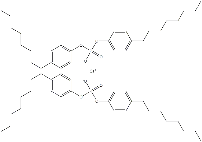 Bis(4-n-octylphenyl)phosphate,calciumsalt 结构式