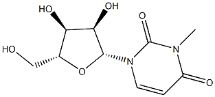 N3-Methyl-D-uridine 结构式