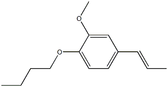 BUTYL ISO-EUGENOL 结构式