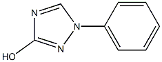 1-phenyl-3-hydroxyl-1,2,4-triazole 结构式