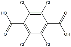 2,3,5,6-tetrachloroterephthalic acid 结构式