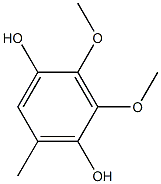 2-3-dimethoxy-5-methyl 1,4-dihydroxybenzene 结构式