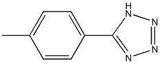 5-p-tolyl tetrazole 结构式