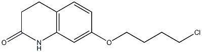 7-(4-chlorobutoxy)-3,4-dihydro-2 (1H)-quinolione 结构式