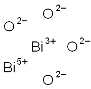 BISMUTH OXIDE (BISMUTH TRIOXIDE) 结构式
