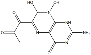 1-(2-amino-7,8-dihydroxy-4-oxo-1,7-dihydropteridin-6-yl)propane-1,2-dione 结构式
