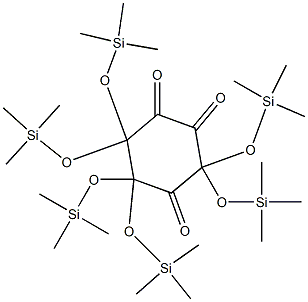 Cyclohexane-1,2,4-trione, hexakis(trimethylsilyloxy)- 结构式