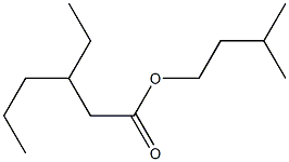 Isopentyl 3-ethylhexanoate 结构式
