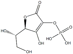L-ASCORBIC ACID-2-PHOSPHATE 结构式