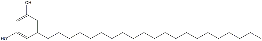 1,3-DIHYDROXY-5-HENEICOSYLBENZEN 结构式