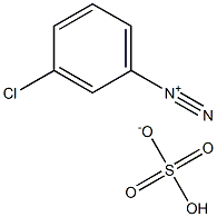 硫酸氫間氯重氮苯 结构式